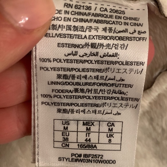 GUESS Suede Faux Fur Jacket - Picture 4 of 4